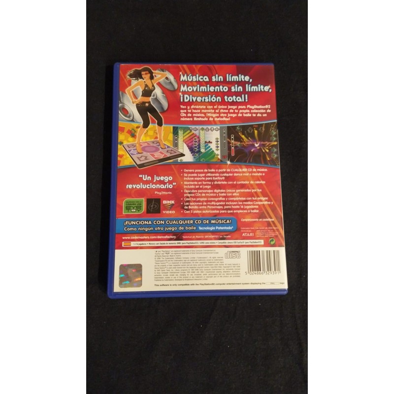 DANCE FACTORY PS2 - usado, completo