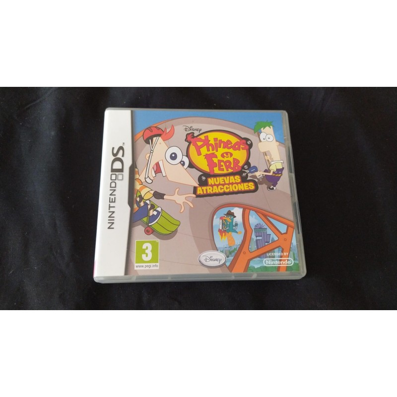 PHINEAS & FERB Nuevas atracciones Nintendo DS - usado, completo