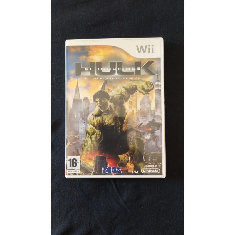 EL INCREIBLE HULK Nintendo Wii - usado, completo