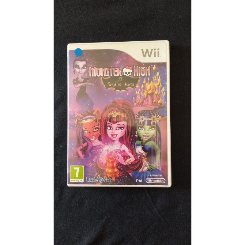 MONSTER HIGH 13 Monstruos deseos Nintendo Wii - usado, completo