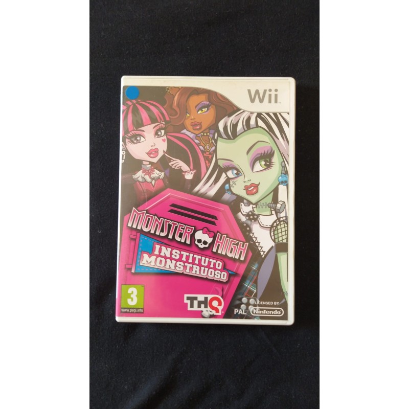 MONSTER HIGH Instituto monstruoso Nintendo Wii - usado, completo