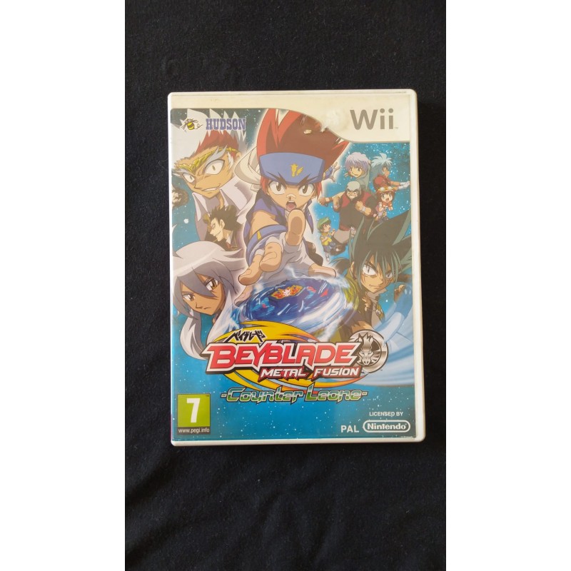 BEYBLADE METAL FUSION Nintendo Wii - usado, completo