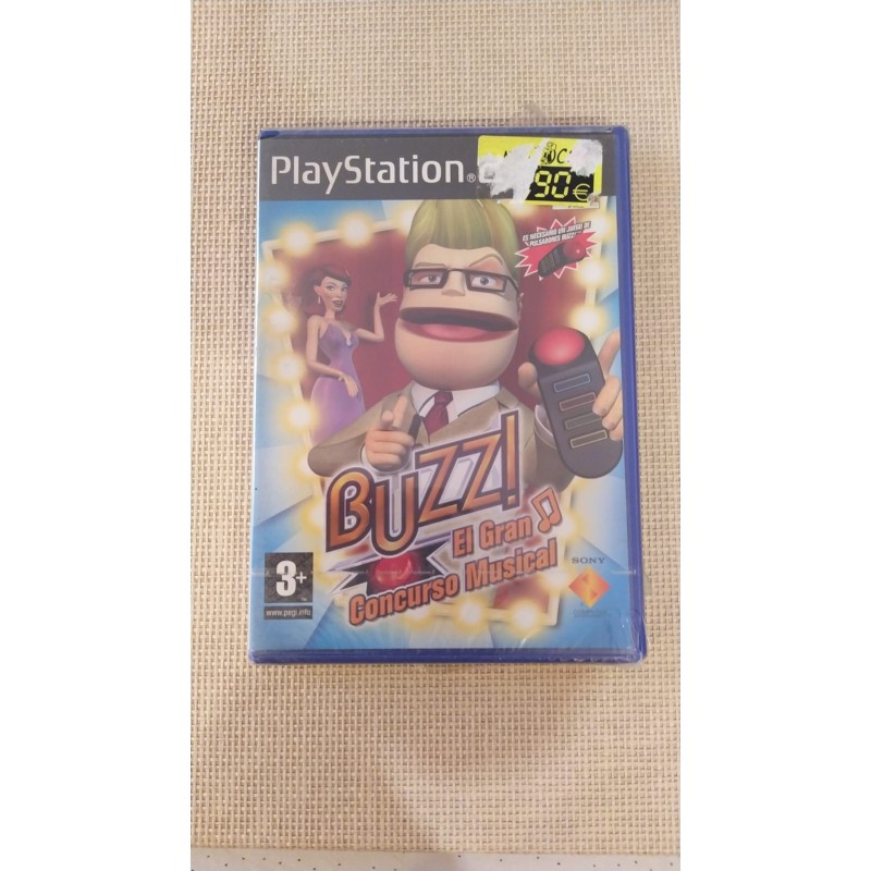 BUZZ: EL GRAN CONCURSO MUSICAL PS2 Precintado