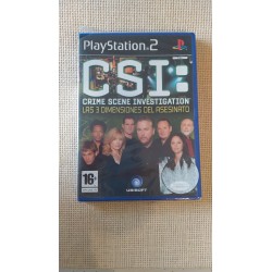 CSI : Las 3 Dimensiones del Asesinato PS2 Precintado