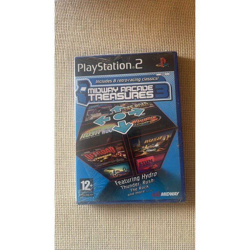 MIDWAY ARCADE TREASURE 3 PS2 Nuevo Precintado