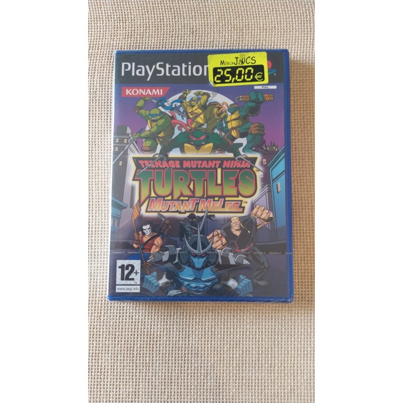 TEENAGE MUTANT NINJA TURTLES MUTANT MELEE PS2 Nuevo Precintado