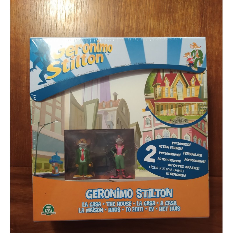 GERONIMO STILTON LA CASA Recortable + 2 figuras