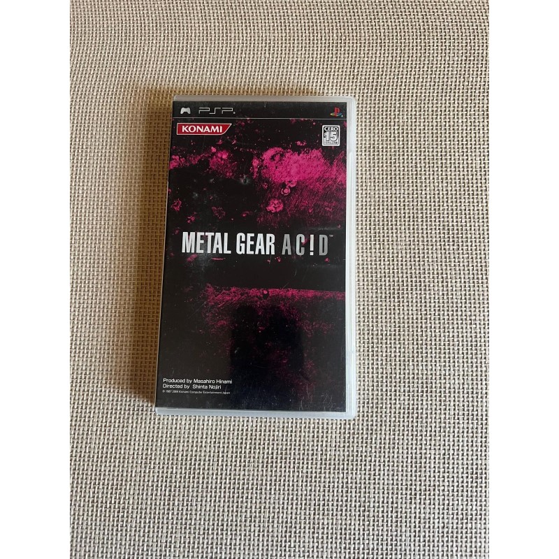 METAL GEAR ACID PSP - JAPONES usado, completo