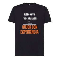 Camiseta humor Friki Busco novio tóxico