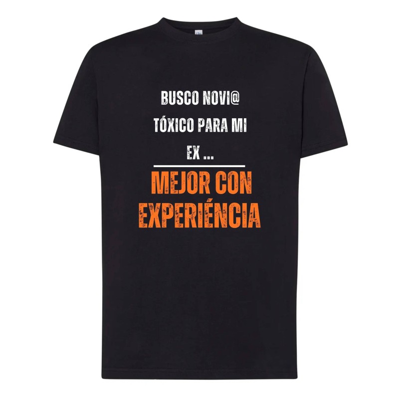 Camiseta humor Friki Busco novio tóxico