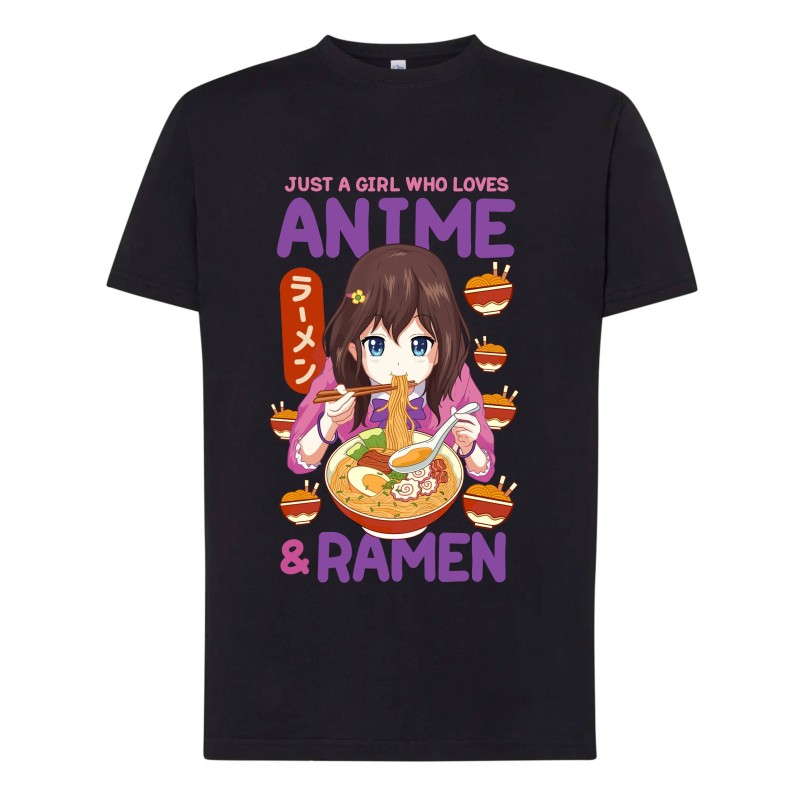 Camiseta humor Friki Girl Anime