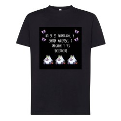 Camiseta humor friki NO SE SI ENAMORARME