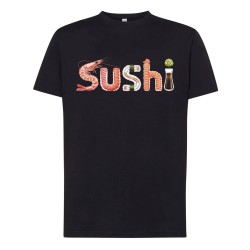 Camiseta humor friki Sushi Gamba